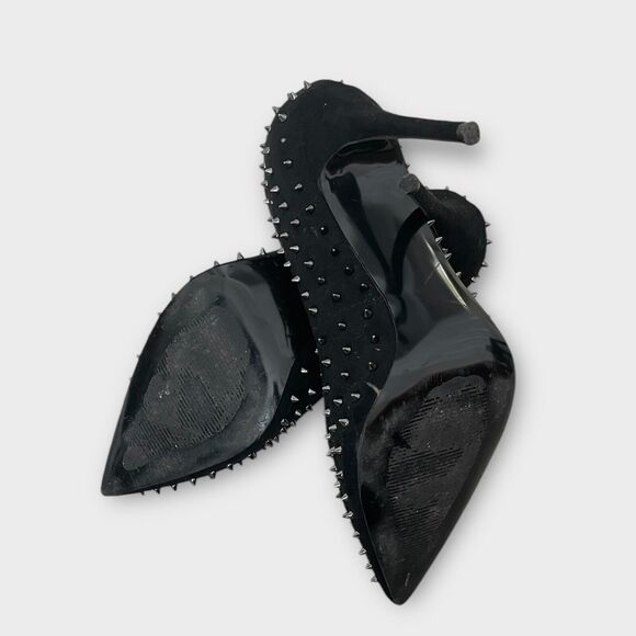 Steve Madden Stiletto Heels Sz 10 Spike Detail Goth Edgy Cocktail Night Out - Picture 4 of 8